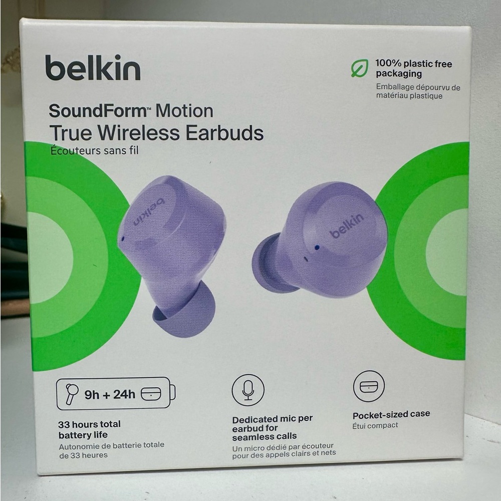 Belkin SoundForm Motion True Wireless Earbuds